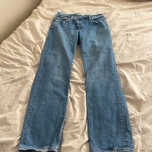 Abercrombie 90s straight ultra high rise 28L